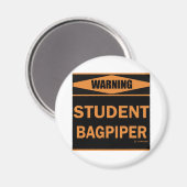 Student Bagpiper Magnet (Vorderseite/Rückseite)