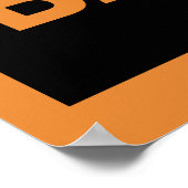 Student Bagpiper Poster (Ecke)