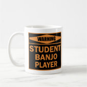 Student Banjo Player Tasse (Links)