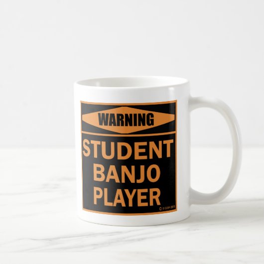 Student Banjo Player Tasse (Rechts)