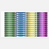 Student Belonged Etiketten (Blatt)