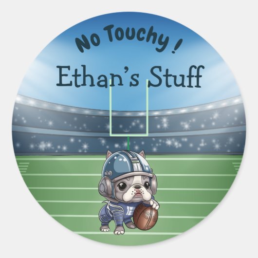 Student Belonged Runder Aufkleber (Vorderseite)