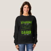 Student By Day Gamer By Night Gaming Student Grap Sweatshirt (Vorne ganz)