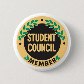 Student counciller Button-Abzeichen Button