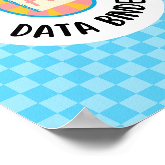 student data binder title page insert poster (Ecke)