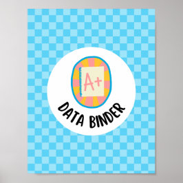 student data binder title page insert poster