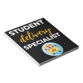 Student Delivery Specialist Notizblock (angewinkelt)