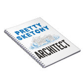 Student der Architektur für hübsche Sketchy Notizblock (Rechte Seite)