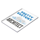 Student der Architektur für hübsche Sketchy Notizblock (Linke Seite)