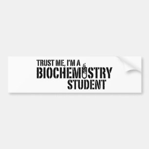 Student der Biochemie Autoaufkleber