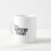 Student der Biochemie Kaffeetasse (Vorderseite Links)