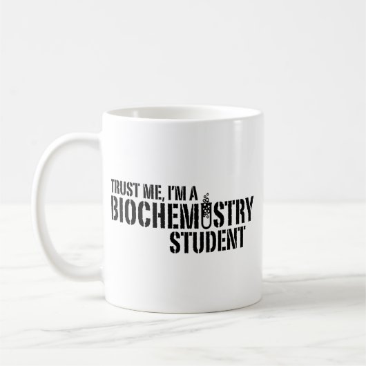 Student der Biochemie Kaffeetasse (Links)