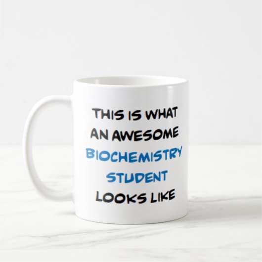 Student der Biochemie, phantastisch Kaffeetasse (Links)