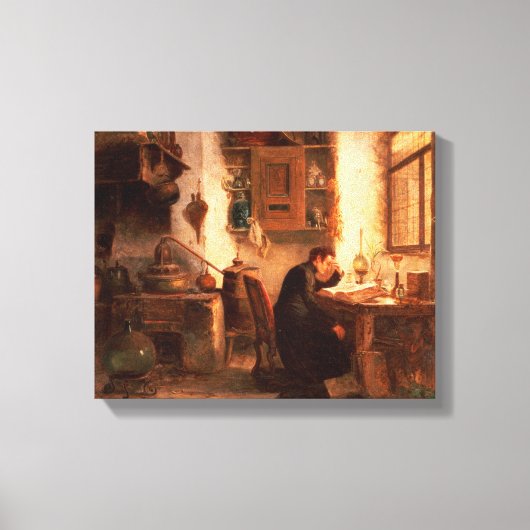 Student der Chemie und Pharmazie Leinwanddruck (Vorderseite)