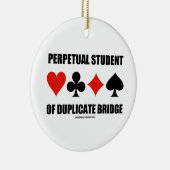 Student der Duplikatbrücke (Card Anzug) Keramik Ornament (Rechts)