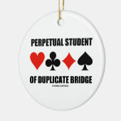 Student der Duplikatbrücke (Card Anzug) Keramik Ornament (Links)