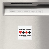 Student der Duplikatbrücke (Card Anzug) Magnet (In Situ (Geschirrspüler))