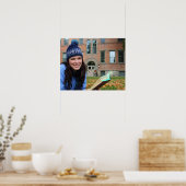 Student der hübschen Uni, der im Herbst studiert Poster (Küche)