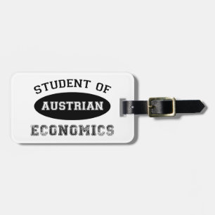 Student der österreichischen Wirtschaft Gepäckanhänger
