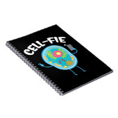 Student der Zell-Fie-Wissenschaft Biologie. Notizblock (Rechte Seite)