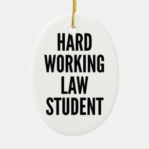 Student des Arbeitsrechts Keramikornament