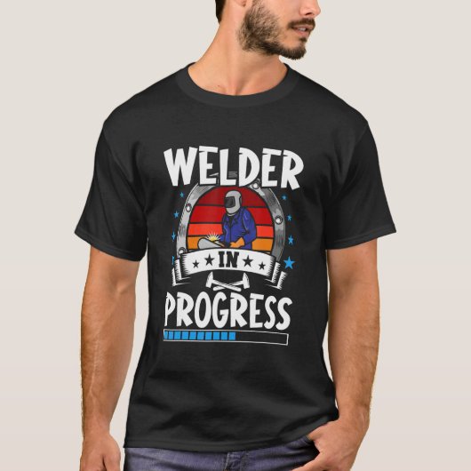 Student des laufenden Welder T-Shirt (Vorderseite)