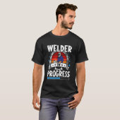 Student des laufenden Welder T-Shirt (Vorne ganz)