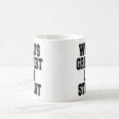 Student des weltbesten Rechts Kaffeetasse (Mittel)