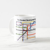 Student Development Transit System Map Mug Kaffeetasse (Vorderseite Links)