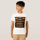 Student Dobro Player T-Shirt (Vorne ganz)