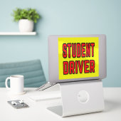 Student Driver Aufkleber (Laptop auf Schreibtisch)