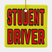 Student Driver Keramikornament (Rückseite)