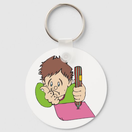 Student fleißig schlüsselanhänger (Vorderseite)