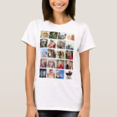 Student FOTO Collage Tshirt 20pics Namen auf der R (Vorderseite)