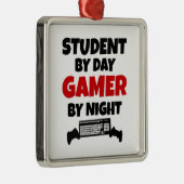 Student Gamer Ornament Aus Metall (Rechts)