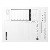 STUDENT I AM Planer Notepad | ADHD Kid Planer Notizblock (Vorderseite)