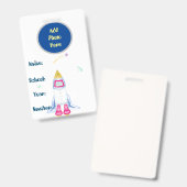 Student-ID-Abzeichen für Heimstudiengänge - Rocket Ausweis (Front & Back)