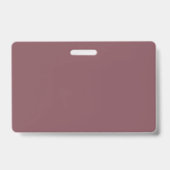 Student ID Blush Pink Abzeichen Ausweis (Rückseite)