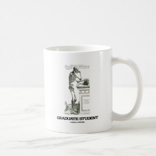 Student im Aufbaustudium (Skelett) Kaffeetasse