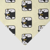 Student mit Diplomabschluss Abschluss Seidenpapier (Detail)