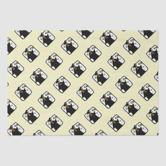 Student mit Diplomabschluss Abschluss Seidenpapier (Vorderseite)