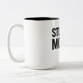 Student Mode On – Funny Study Motivation Zweifarbige Tasse (Links)