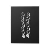 Student Notepad druckt Stilvolles Schreiben von 40 Notizblock (Rotiert)