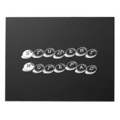 Student Notepad druckt Stilvolles Schreiben von 40 Notizblock (Vorderseite)