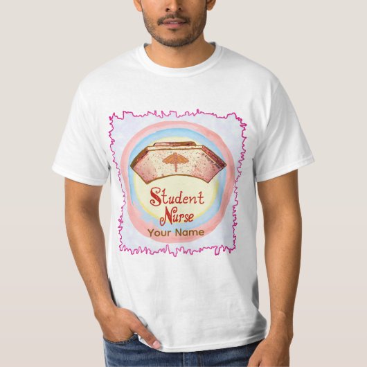 Student Nurse Cap  T-Shirt (Vorderseite)