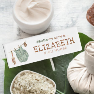 Student Nurse Doctor Midfrau Hospital Boho Baby Namenschild