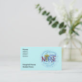 Student Nurse Motto Terminkarte (Stehend Vorderseite)