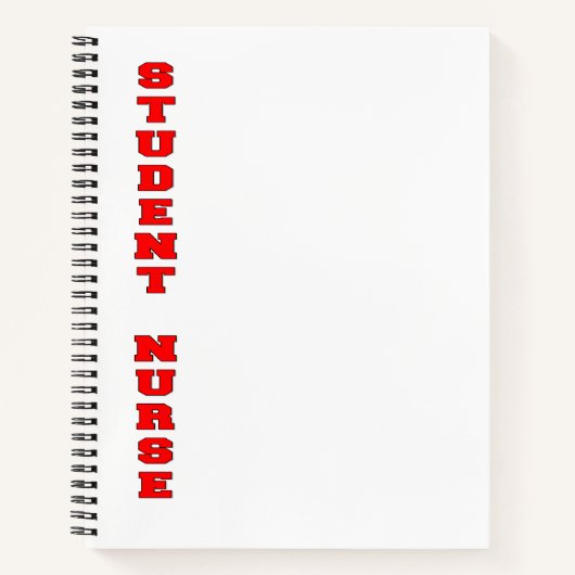 Student Nurse Notizblock (Vorderseite)
