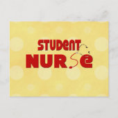 Student Nurse Postkarte (Vorderseite)