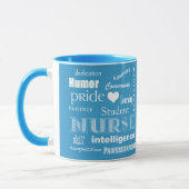 Student Nurse Pride Attributes/Aqua Blue Tasse (Links)